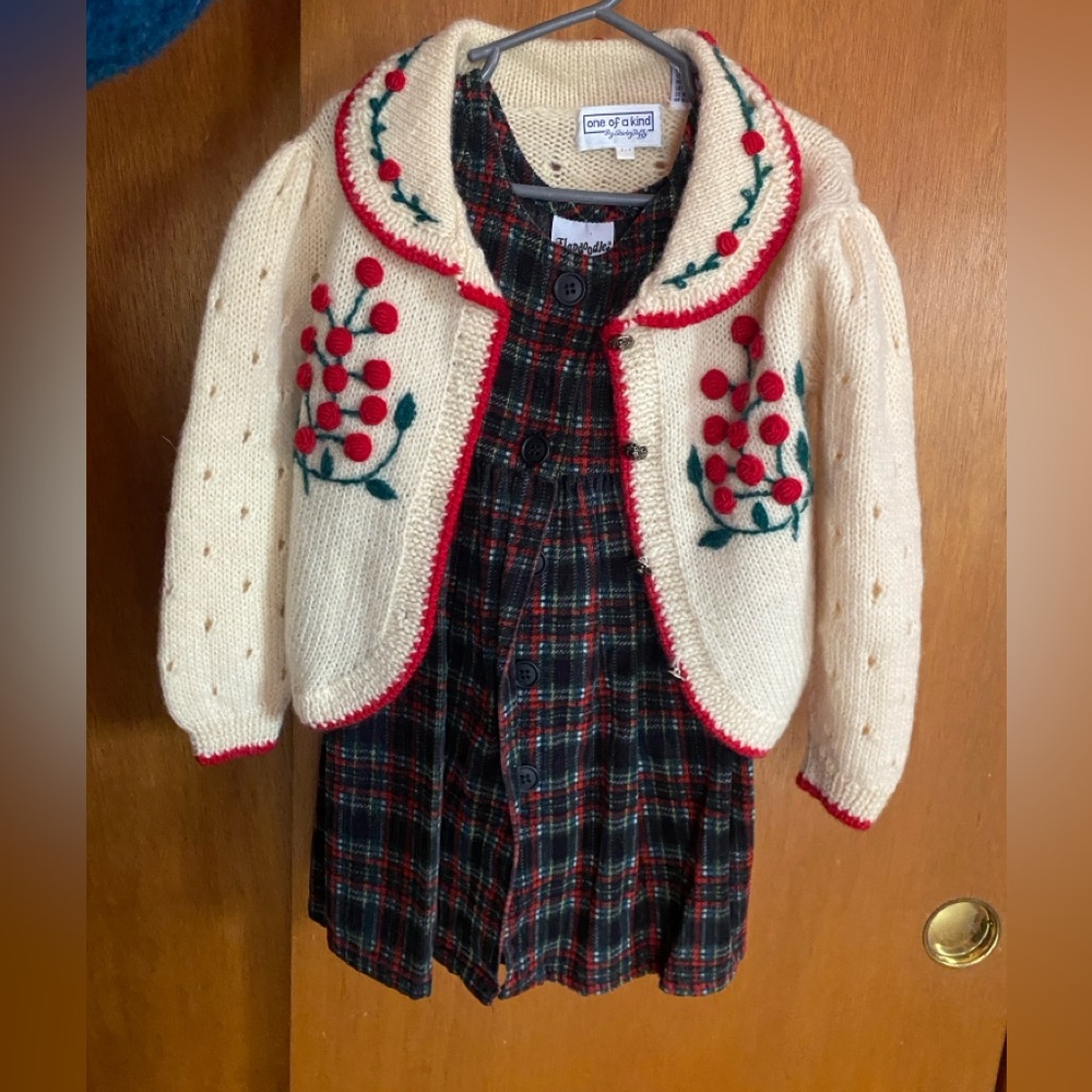 Vintage Flapdoodles and One of a Kind Dress and Cardigan Bundle